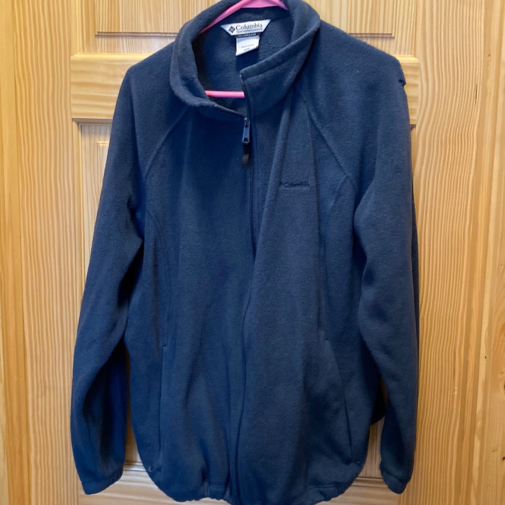 Dark blue Columbia fleece jacket
